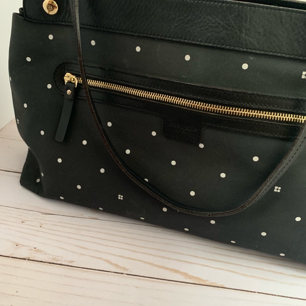Kate Spade Black Vintage Dot Shoulder Purse